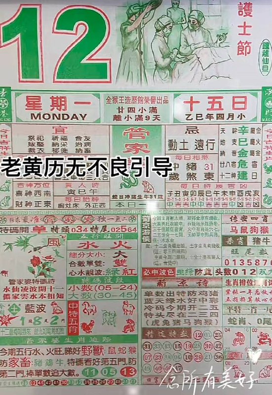 2025年5月12日，四月十五 星期1️⃣2025年5月12日，四月十五 星期1️⃣