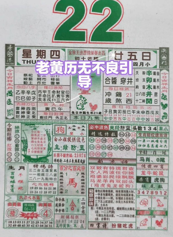 2025年5月22日，四月甘五，星期4️⃣2025年5月22日，四月甘五，星期4️⃣