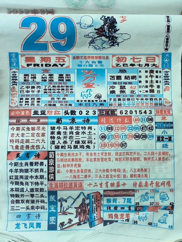 2025年8月29日，七月初七，星期五2025年8月29日，七月初七，星期五