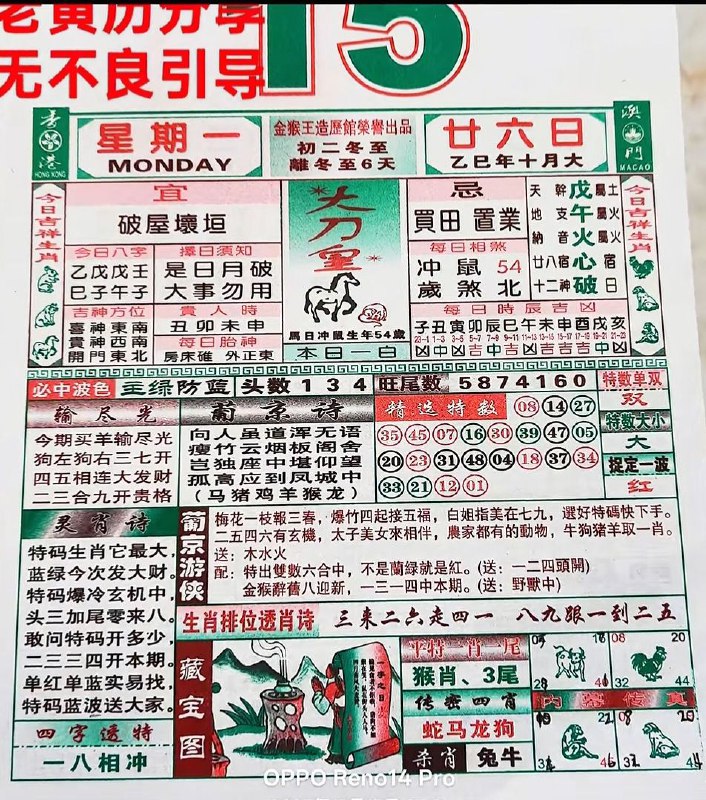 2025年12月15日.十月甘六，星期一2025年12月15日.十月甘六，星期一