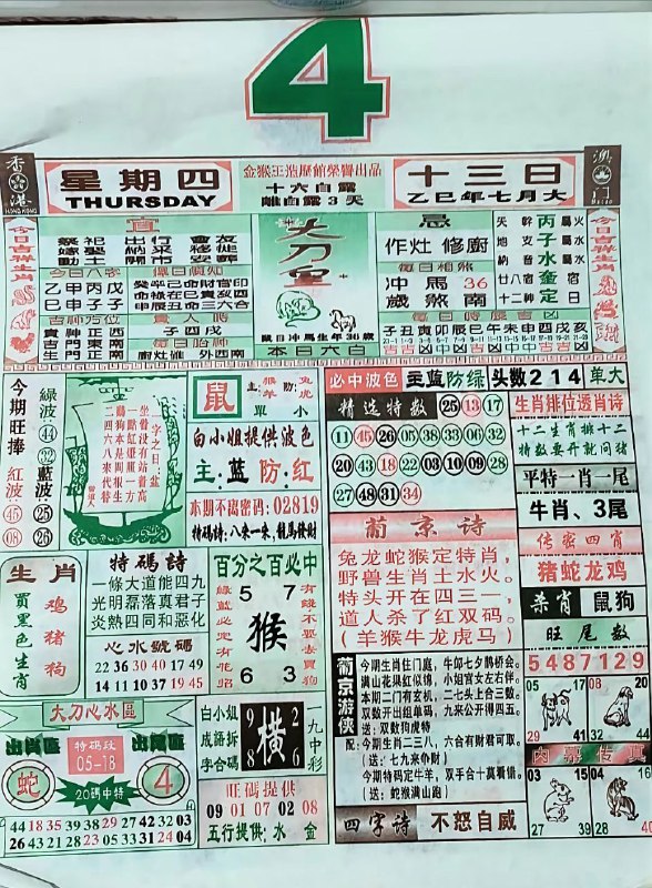 2025年9月4日，七月十三，星期四2025年9月4日，七月十三，星期四