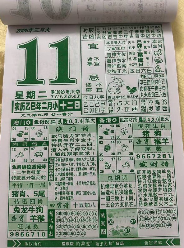 2025年3月11日，二月十二，星期二2025年3月11日，二月十二，星期二