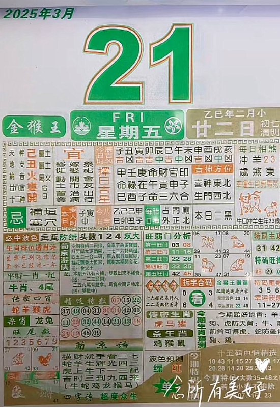 2025年3月21日，二月二十二，星期五2025年3月21日，二月二十二，星期五