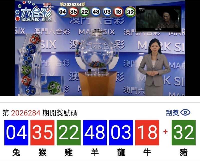新澳门六合彩第:2026284期开奖结果:04  35  22  48  03  18  32兔  猴  雞  羊  龍  牛  豬🔵 🔴 🟢 🔵 🔵 🔴 🟢