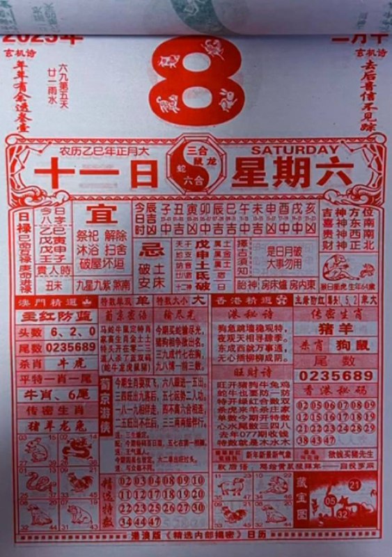2025年2月8日，农历一月十一，星期六2025年2月8日，农历一月十一，星期六