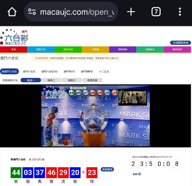 新澳门六合彩第:2026282期开奖结果:44  03  37  46  29  20  23豬  龍  馬  雞  虎  豬  猴🟢 🔵 🔵 🔴 🔴 🔵 🔴