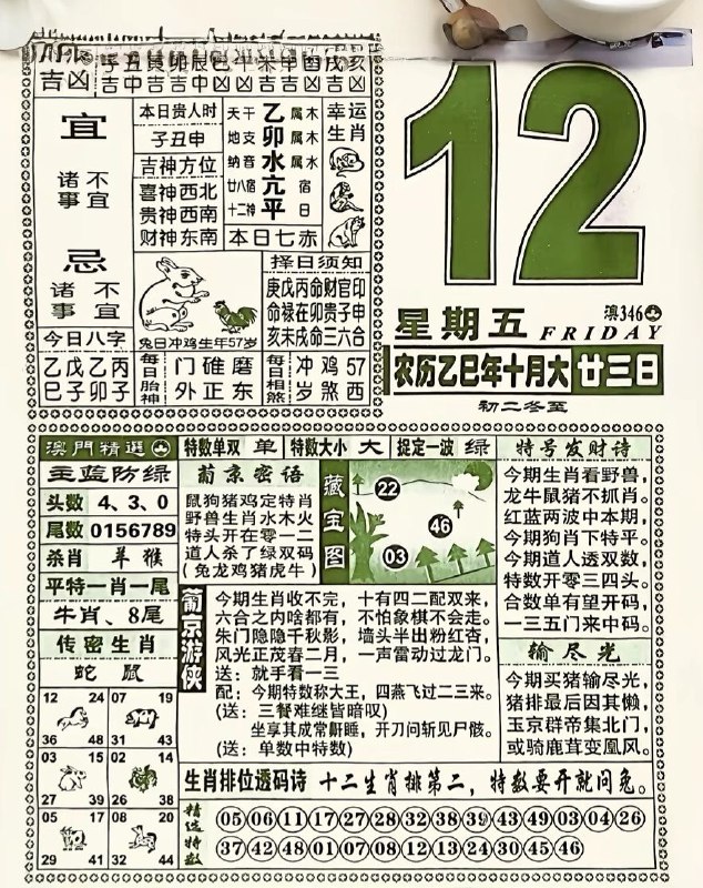 2025年12月12日.十月甘三，星期五2025年12月12日.十月甘三，星期五