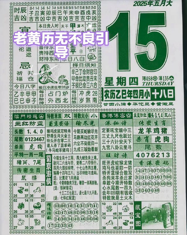 2025年5月15日，四月十八，星期4️⃣2025年5月15日，四月十八，星期4️⃣