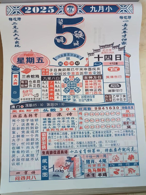 2025年9月5日，七月十四，星期五2025年9月5日，七月十四，星期五